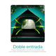 thumbnail image 4 of Casa De Campaña 3-4 Personas Impermeable Portátil color verde, 4 of 4