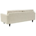 thumbnail image 6 of Modern Contemporary Urban Design Living Room Lounge Club Lobby Loveseat and Sofa Set, Fabric, Beige, 6 of 6