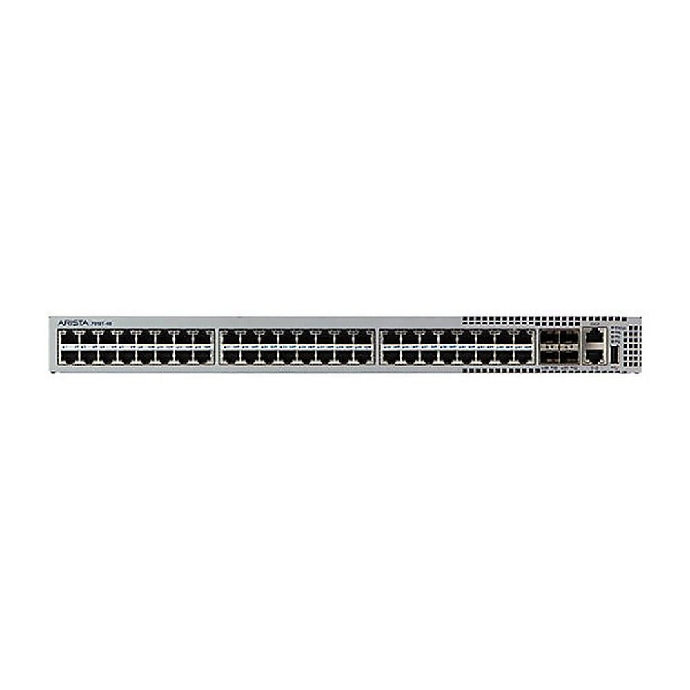 Arista DCS7010T48R 48x GE 4x 10G SFP+ Switch w/accessories (Renewed