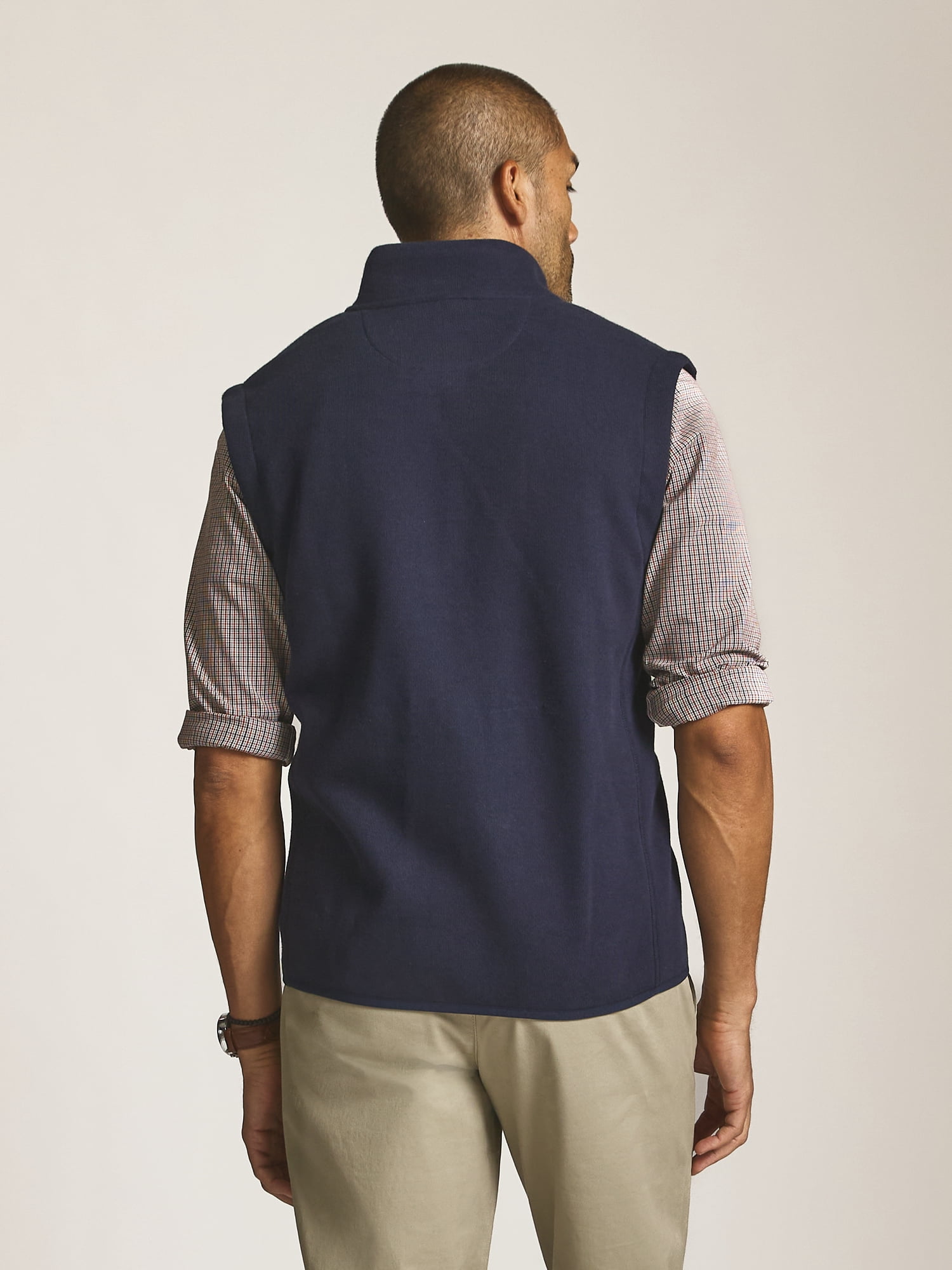 Chaps Men’s and Big Men’s Everyday Performance Norwell Sweater Fleece Vest, Sizes S–2XL