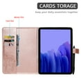 thumbnail image 2 of Galaxy Tab A7 SM-T500 T505 T507 10.4-inch Case,Dteck Smart Magnetic Butterfly Pattern Leather Case Card Holder Wallet Kickstand Hybrid Rubber Folio Cover for Samsung Galaxy Tab A7 10.4" 2020,Rosegold, 2 of 5