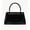 Black, variant on RUMANLAND Women's White Patent Leather Evening Bag, Top Handle Clutch Purse with Glossy Finish and Elegant Structured Design
