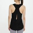 thumbnail image 2 of sususu Women's Workout Tops Racerback Athletic Tank Tops Sleeveless Loose Fit Yoga Running Gym Shirts for Women Black L, 2 of 6