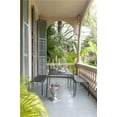 thumbnail image 3 of Novogratz Poolside Gossip, Ola All-Steel Table and Bench Set, Charcoal, 3 of 6