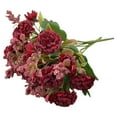 thumbnail image 3 of Clearance Artificial flowers under $5,Arisefrom Artificial Outdoor Flowers Wedding Bouquets Chrysanthemums Hand Held Bouquets Small Bouquets Decorative Items High End Hydrangeas, 3 of 10