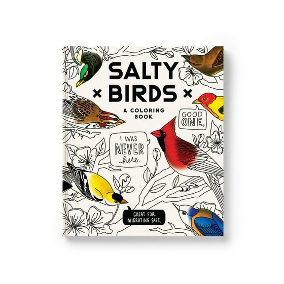 Salty Birds Coloring Book, (Hardcover)