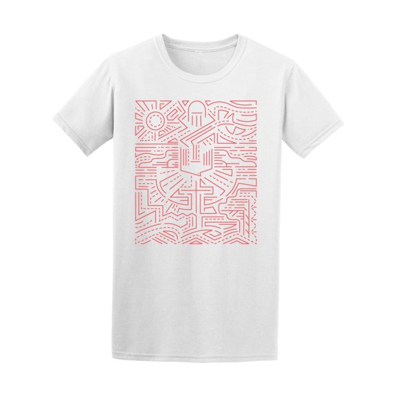 Spirit Cross Religious Symbols T-Shirt Men -Image by Shutterstock, Male x-Large