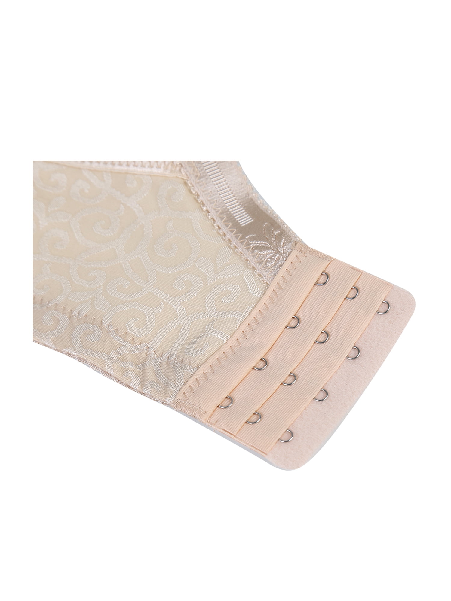 INSPIRE CHICWomen Comfortable Soft Stretchy Basic Full Coverage Wirefree Non-Wired Everyday Bra 3 Pcs Beige-Full Printed 44/100 Fit 40B40C