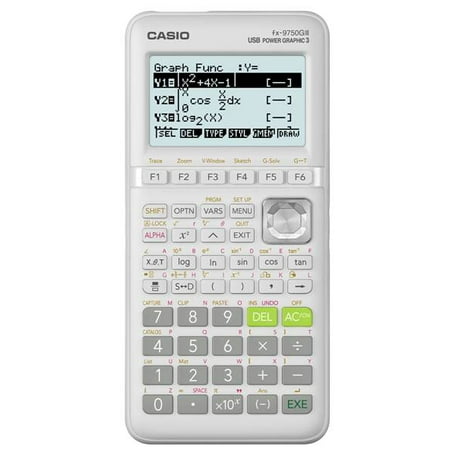 Casio FX-9750Glll-WE Graphing Calculator, Natural Textbook (Best Casio Graphing Calculator)