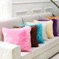 thumbnail image 1 of Worallymy funda de almohada de sofá de lana sintética suave funda de almohada lavable de felpa funda de almohada decoración de dormitorio sin núcleo Worallymy JD735805168, 1 of 7