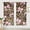 A-pink Brown, variant on Leopard Print Bow Curtains 42Wx63H Inch Rod Pocket Woman Girls Bownot Retro Brown Cheetah Panthera Fashion Art Printed Vintage Modern Living Room Bedroom Window Drapes Treatment 2 Panels