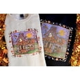 thumbnail image 2 of Cute Haunted House Sweatshirt, Vintage Style Halloween Sweatshirt, 2 of 6