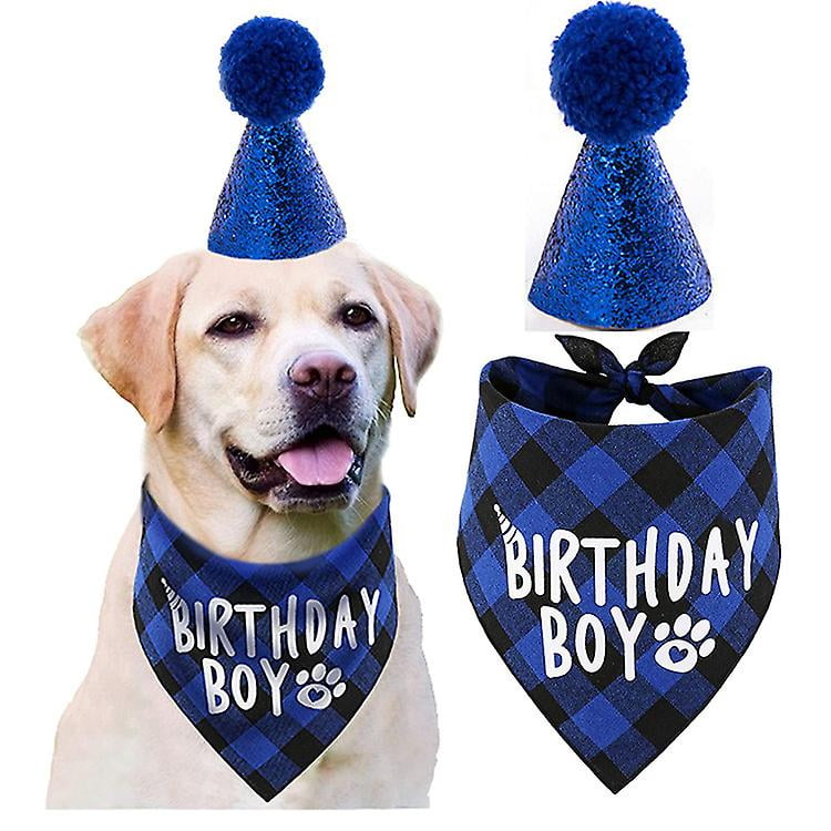 Dog Birthday Bandana Pets Birthday Party Supplies Cute Boy Dog Birthday Outfit For Cat And Dog Decoration Walmart