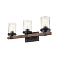 thumbnail image 2 of 3803-MB/WG Millennium Lighting Taos - 3 Light Bath Vanity-10.25 Inch Tall and 23 Inch Wide, 2 of 4
