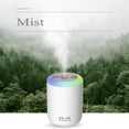 thumbnail image 2 of EIGTHTAIL Portable Mini Humidifier 500ml Small Cool Mist Humidifier USB Personal Desktop Humidifier Baby Bedroom Travel Office Home Auto Shut Off 2 Mist Modes, 2 of 7
