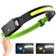 thumbnail image 4 of LED Hand Sensor IPX4 USB Rechargeable Comfortable Lightweight Head Lamp Macarena COB faro, 4 of 8