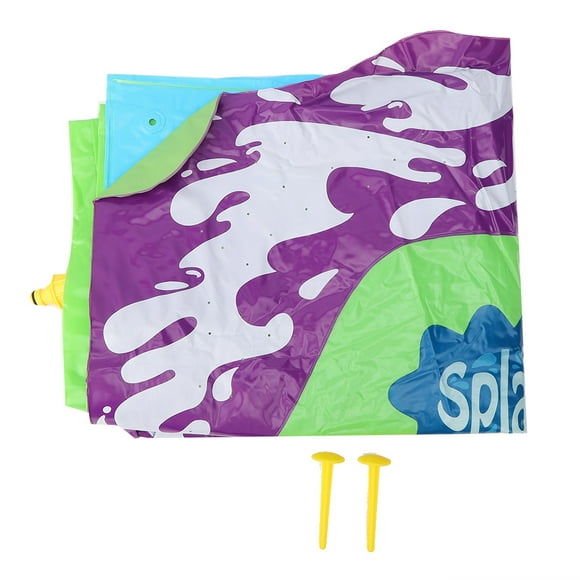 Tobogán acuático para césped, tobogán acuático, juguete de pulverización, tobogán acuático de verano, tobogán acuático, rendimiento de pulverización impulsado