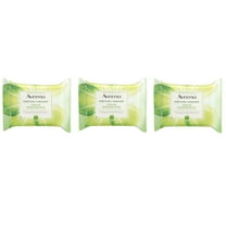 AVEENO Active Naturals Positively Radiant Makeup Removing Wipes, 25 ea (Pack of 3)