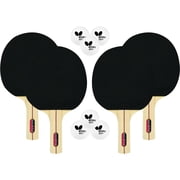 Butterfly RDJ 4-Player Table Tennis Racket & Ball Set