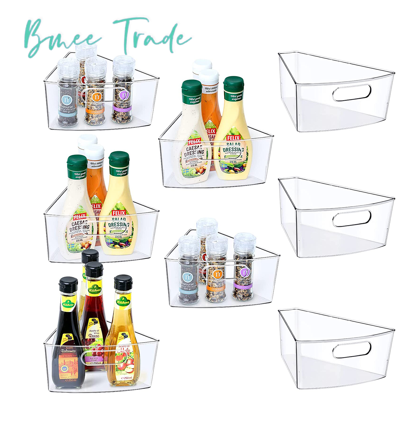 Lazy Susan Organizer Bins for 26"28" Diameter Lazy Susans