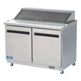 thumbnail image 3 of Arctic Air AMT48R 48.25 Inch 2-Door Mega Top Refrigerated Sandwich/Salad Prep Table With Refrigerated Base, 115v, 3 of 5