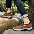 thumbnail image 4 of Oyedens Mens Slip on Loafers Suede Low Top Fashion Sneakers Non Slip Hiking Walking Work Shoes, 4 of 5