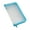 Blue, variant on Clear Zippered File Pouches Water Resistant Receipt Organiser Small Document Folder For Travel School Supplies