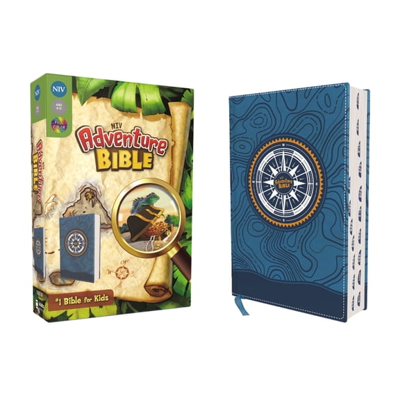 Adventure Bible Niv, Adventure Bible, Leathersoft, Blue, Full Color, Thumb Indexed Tabs, (Hardcover)