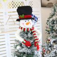 thumbnail image 3 of Adorno para árbol de Navidad YUANXCMXG con forma de muñeco de nieve, 3 of 3