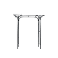 thumbnail image 5 of Garden Arch Metal Garden Arch Garden Arbor Trellis Climbing Plants Support Arch Outdoor Arch Wedding Arch Party Events Archway Black,Garden Trellis, 5 of 8