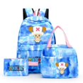 thumbnail image 1 of 3Pcs/set Anime One Piece School Backpack For Children Girl Backpack Back To School Bookbag Student Kawaii Lunch Bags Pencil Box, 1 of 5