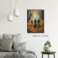 thumbnail image 5 of Vintage Witches Wall Art - Enchanting Magical Witches in the Woods Canvas Poster - 16x24inch Unframed for Home Living Room Decor, 5 of 16