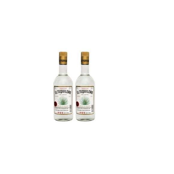 Pack de 2 Tequila El Tequileño Blanco 750 ml