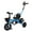 Blue, variant on LELINTA 3-in-1 Toddler Tricycle, Balance Bike, Kids Bike, Baby Bicycle Push Trike for Kids 3-5 Year Olds with Folding Trike Handle, Outdoor Toy for Toddlers & Kindergarteners, Blue/Red