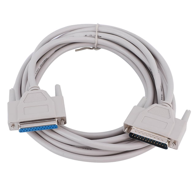 Cable de extensión paralelo de 5 m/16,4 pies, 25 pines DB9 macho a hembra para máquina de grabado Mach3