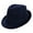 Navy, variant on San Diego Hat Company Corduroy Fedora Hat (Men)