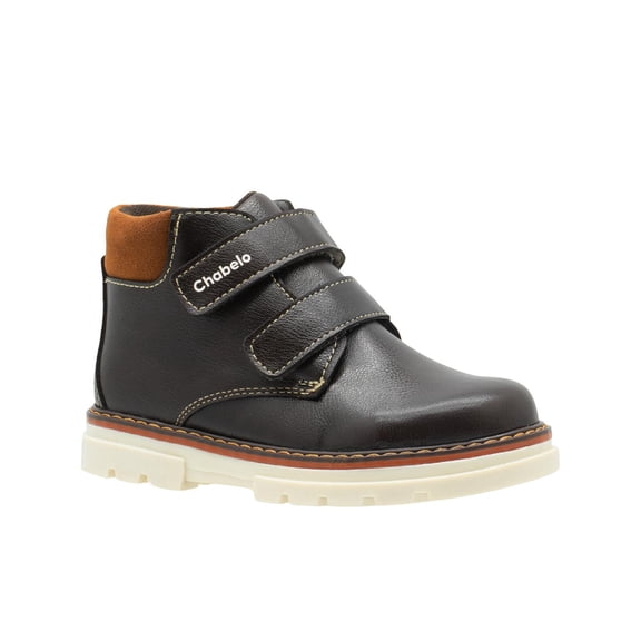 Bota Para Niño Piel Café Chabelo® Contactel Super Ligeros cafe 17.5