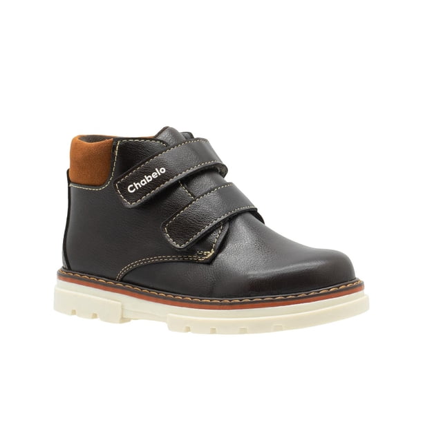 Bota Para Niño Piel Café Chabelo® Contactel Super Ligeros cafe 17.5