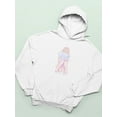 thumbnail image 3 of Manga Girl Daydream Pillow Hoodie Women -Image by Shutterstock, Female XX-Large, 3 of 4