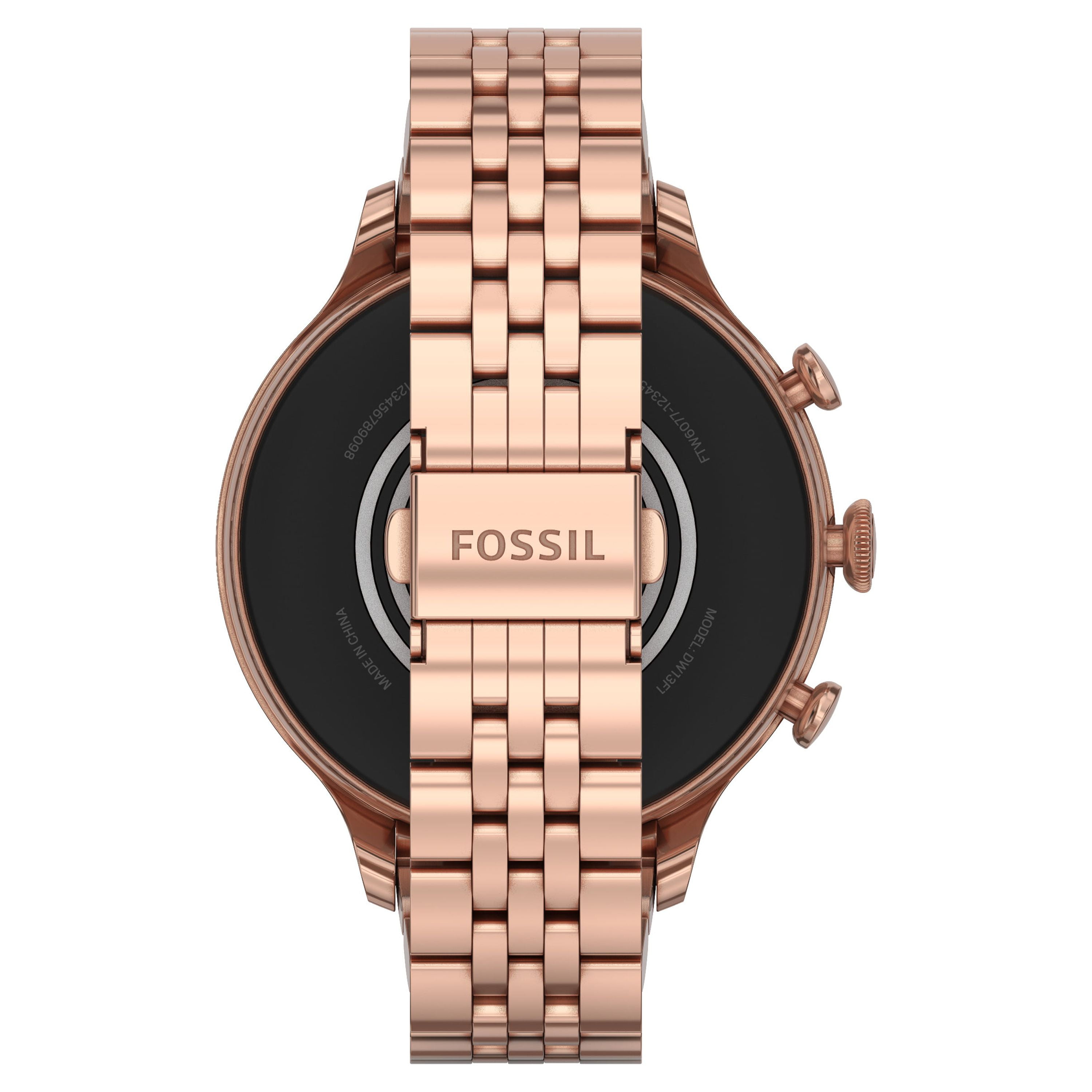 Fossil smartwatches rose gold sale