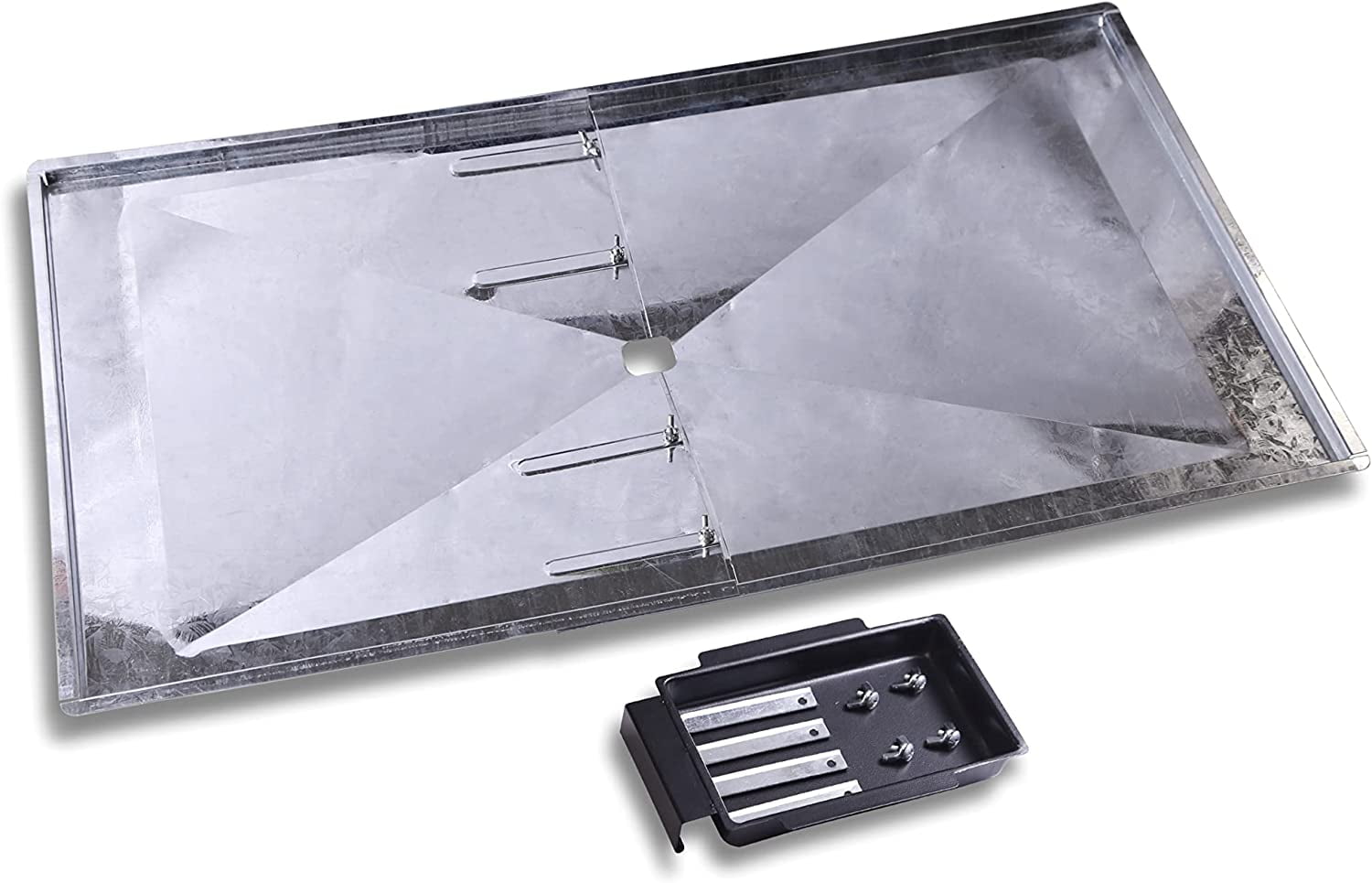 Replacement Grease Tray Set for Bbq Grill Models from Nexgrill Weber Dyna Glo Kenmore and Others Length 30 to 33 Width 14.0 in Bahrain at BHD 46 Rating 5
