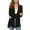 Black, variant on Herrnalise Women's Lightweight Vee Cardigan Sweater Women Fashion Cardigan Up Casual Solid Color Long Sleeve Hoodeless Top