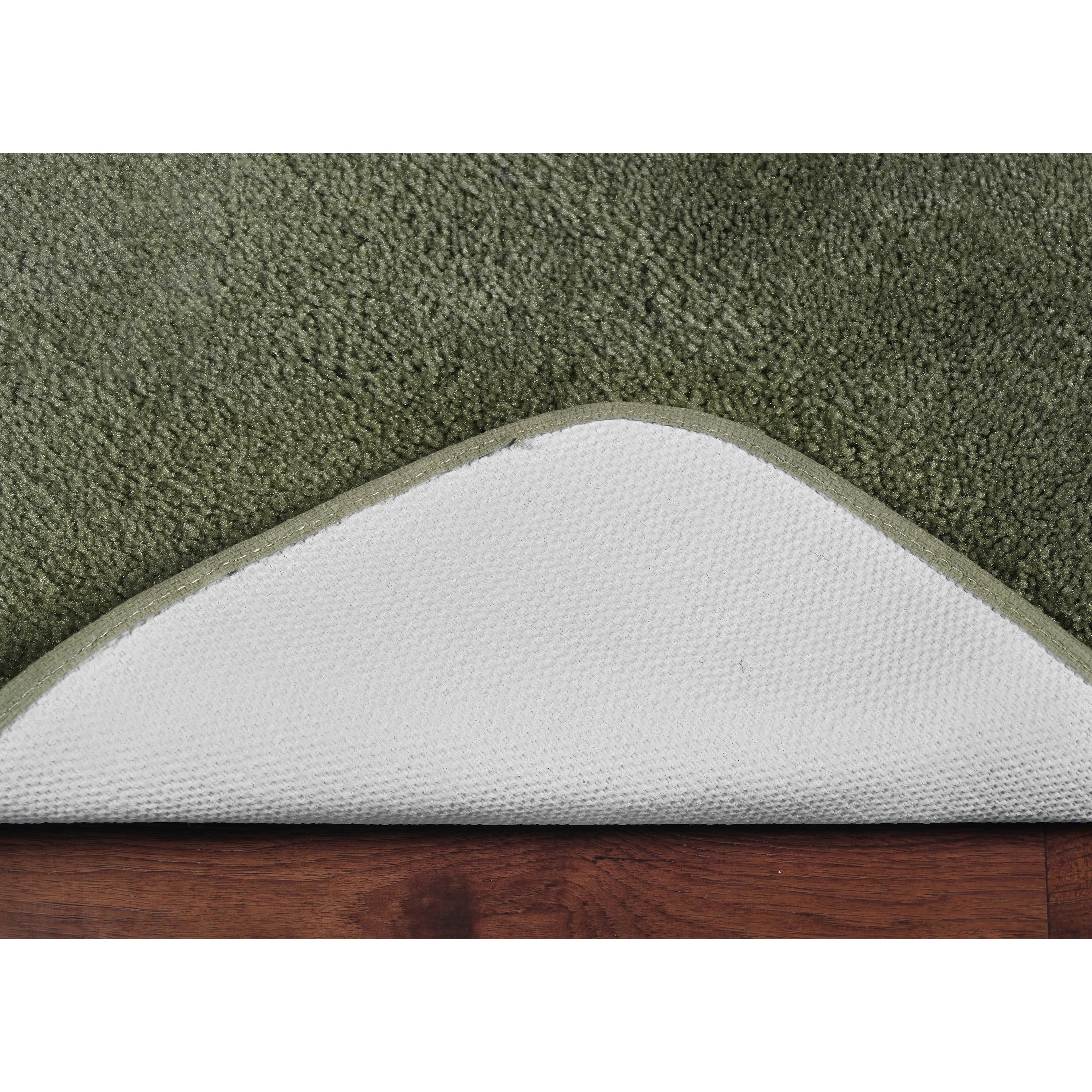 Garland Rug Traditional Washable Bath Rug Set, 2-Piece Set (21"x34" Bath Rug, & 22"x60" Runner) Deep Fern