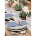 thumbnail image 6 of Cloth Napkins Set of 4 - 20x20 Inches, Pure Light Blue Washable Reusable Table Napkins, Simple Solid Color Soft & Absortbent Dining Napkin for Party Wedding Hotel Restaurant, 6 of 8