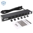 thumbnail image 2 of Tripp Lite 12-Outlet Rack Mount Power Strip PDU, Six Front & Six Rear Facing Outlets, 15A, 120V, 15ft Cord with Right-Angle Plug, Horizontal 1U Rack, 2 of 11