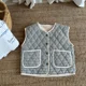 thumbnail image 3 of Otoño Invierno niñas chaleco con forro de piel a cuadros 2-7 Y ropa para niños chaleco Casual cálido chaqueta niños prendas de vestir sin mangas, 3 of 6