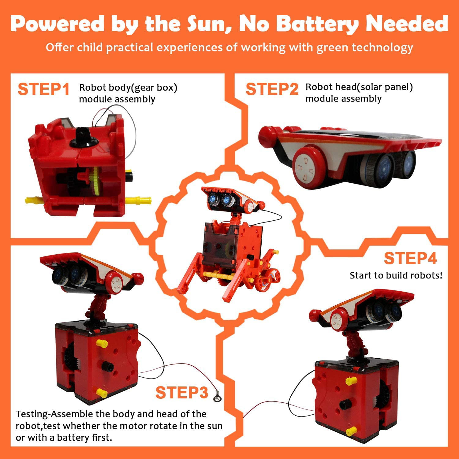 Hot Sell  Solar Robot Toys Stem 12-in-1 DIY Building Education  Science Experiment Kit for Kids - China Kid Toys and Stem Toys price