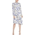 thumbnail image 1 of Rachel Roy Womens Sheer Floral Midi Dress, Off-White, 6, 1 of 1