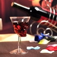 thumbnail image 4 of SIfdSeng Transparent Cup Bottle Glass Skull Cup Red Sober, 4 of 8