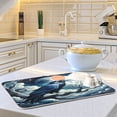 thumbnail image 6 of Crow on Branch with Moon Dish Drying Mat 18x24 Absorbent Microfiber Draining Rack Pad for Kitchen Counter Sink, 6 of 8